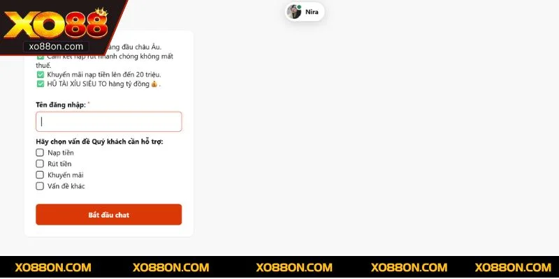 Liên hệ XO88 nổi bật với xử lý nhanh, chuyên nghiệp và thái độ tận tâm