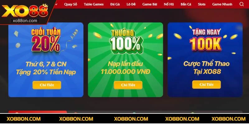 Lợi ích khi tham gia khuyến mãi XO88