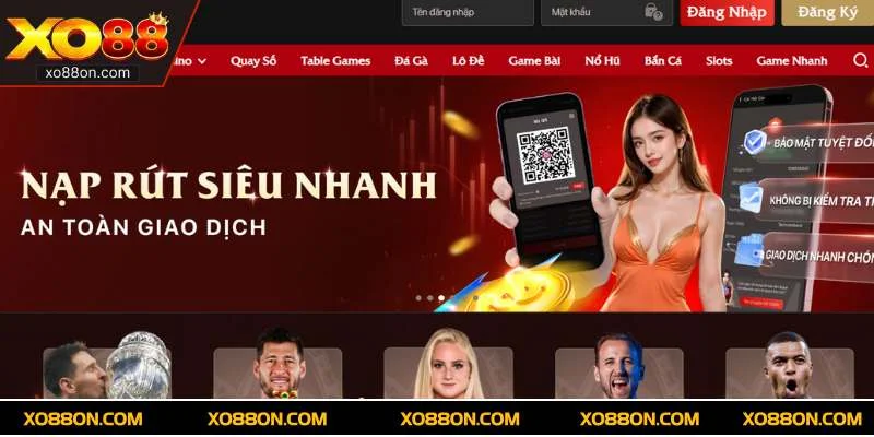 Phương thức rút tiền XO88 nhanh chóng và dễ dàng
